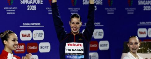 Iris Tió hace historia y logra el primer oro de España en natación artística en unos mundiales