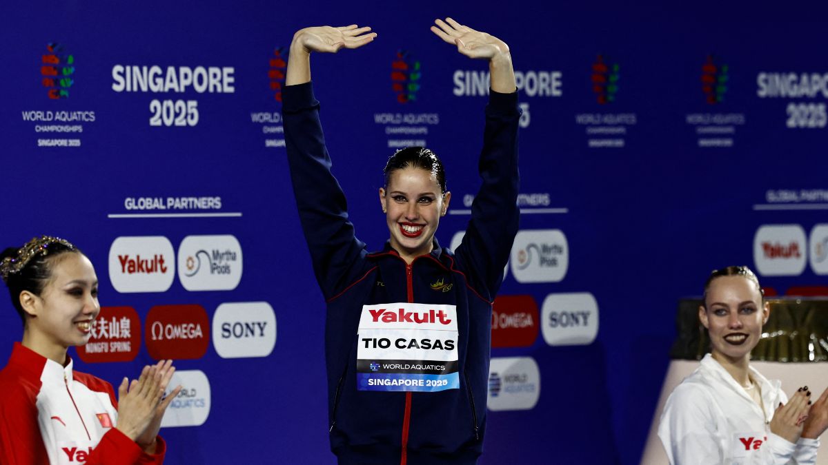 Iris Tió hace historia y logra el primer oro de España en natación artística en unos mundiales