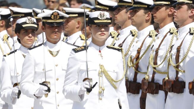 Leonor se emociona en su adiós a Marín: el primer reencuentro público de la Casa Real
