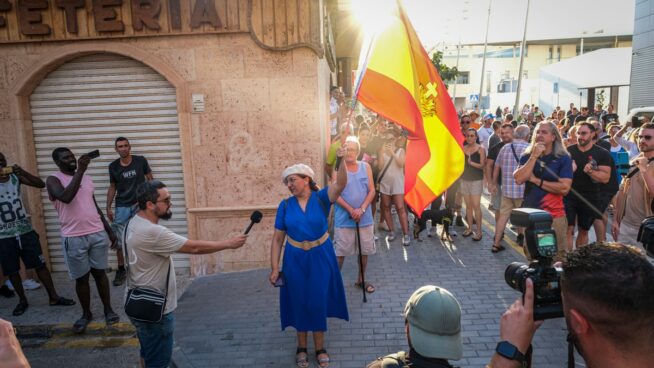 La Guardia Civil impide la manifestación no autorizada en Torre Pacheco