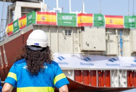 El astillero de Navantia en Cádiz construye las tres corbetas para la armada de Arabia Saudí
