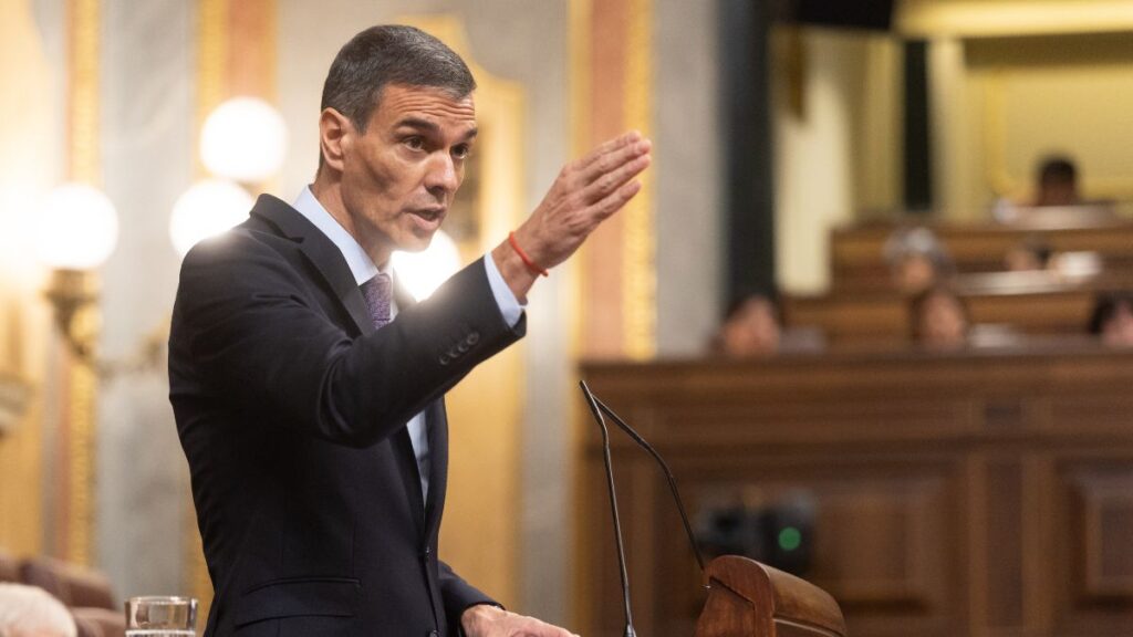 El presidente del Gobierno, Pedro Sánchez