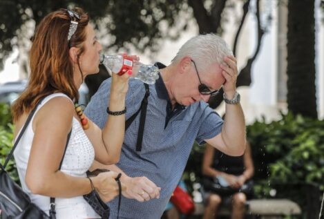 Un total de 19 provincias tienen activos avisos por altas temperaturas, de hasta 41 °C