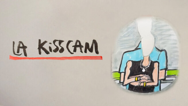 La viñeta sobre… la Kisscam de Pedro y Cristóbal (una historia de amor)