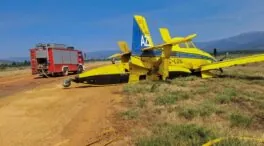 Aterrizaje de emergencia de una aeronave de extinción en Zamora, sin daños personales