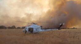 Evacuados 700 vecinos por el incendio de Molezuelas de la Carballeda (Zamora)