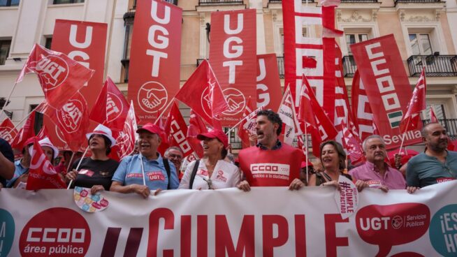Aumentan un 23% los liberados sindicales en la Administración General del Estado en diez años