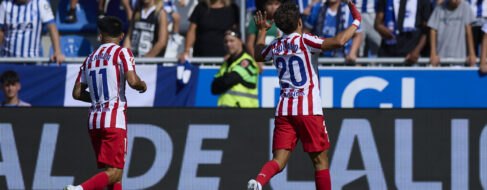 El Atlético desperdicia de nuevo su ventaja inicial y empata ante el Deportivo Alavés