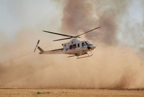 El incendio de Carcastillo (Navarra) está controlado y el Plan Infona se reduce al nivel 1