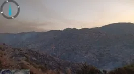 Medios aéreos se suman al incendio de Lubrín (Almería) y siguen trabajos por terreno abrupto