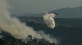 Los bomberos dan por controlado el incendio forestal de Montrás (Gerona)