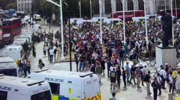 Una  protesta contra la ilegalización de Palestine Action deja más de 350 detenidos en Londres