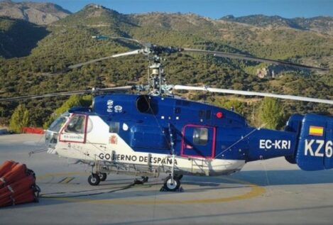 Las sanciones a Rusia mantienen en tierra los helicópteros clave contra los incendios