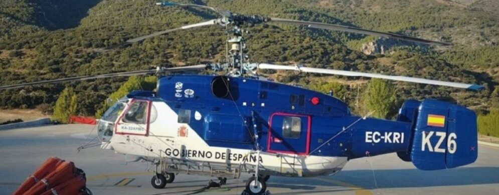 Las sanciones a Rusia mantienen en tierra los helicópteros clave contra los incendios