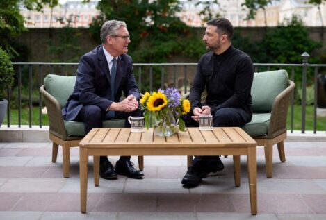 Starmer recibe a Zelenski para hablar de las «expectativas» de la cumbre de Alaska