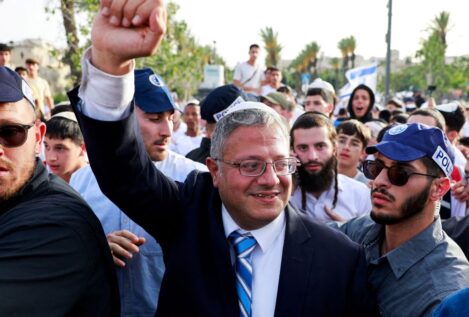 El ministro de Seguridad israelí pide anexionar toda Gaza desde la Explanada de las Mezquitas