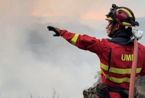 Declaran la «alarma extrema» por incendios en 37 municipios de León, Zamora y Palencia