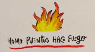 La viñeta sobre... 'Homo Puentus' haciendo fuego