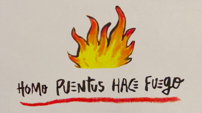 La viñeta sobre... 'Homo Puentus' haciendo fuego
