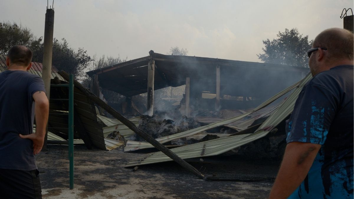 Vecinos se organizan en aldeas de Orense para combatir las llamas: «Salvamos el pueblo»