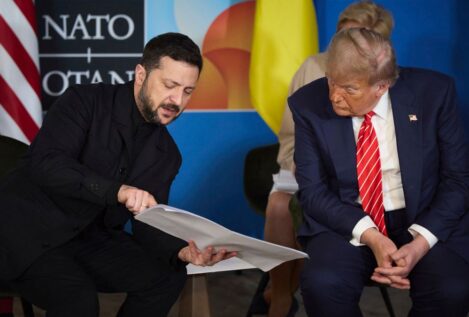 Zelenski y Trump abordan las sanciones contra Rusia y piden «una paz justa»