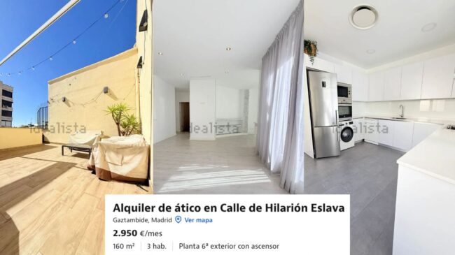 El ático en Madrid que Servinabar pagaba a Cerdán, en alquiler: 3.000 euros al mes y 160 m²