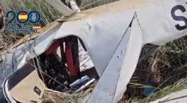 Localizan desde un helicóptero una avioneta estrellada en Castellón tras un fallo en el motor