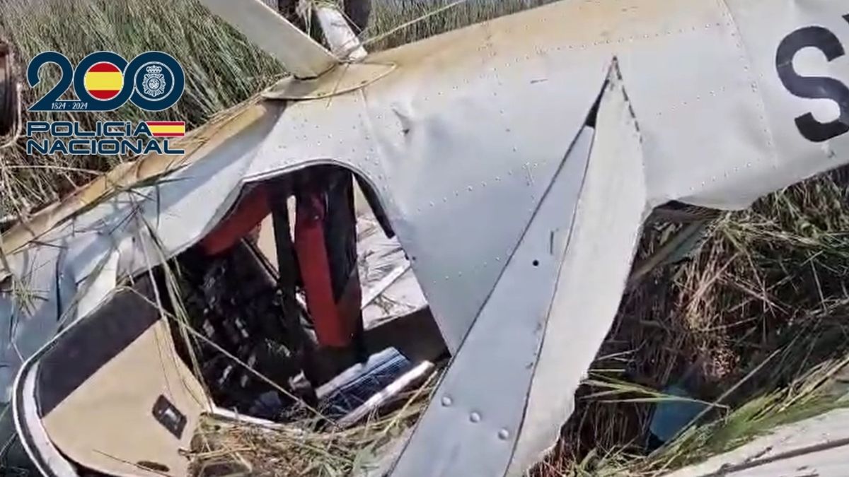 Localizan desde un helicóptero una avioneta estrellada en Castellón tras un fallo en el motor