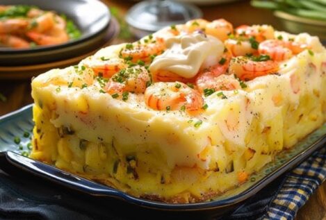 Cada vez que tengo una cena llevo este pastel de patata y se termina en un santiamén