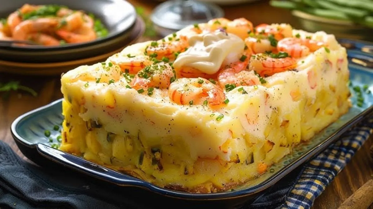 Cada vez que tengo una cena llevo este pastel de patata y se termina en un santiamén
