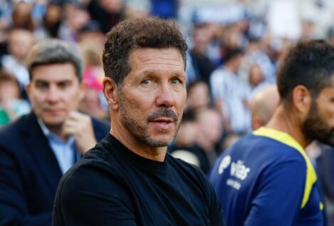 Simeone, igual de bronceado que siempre