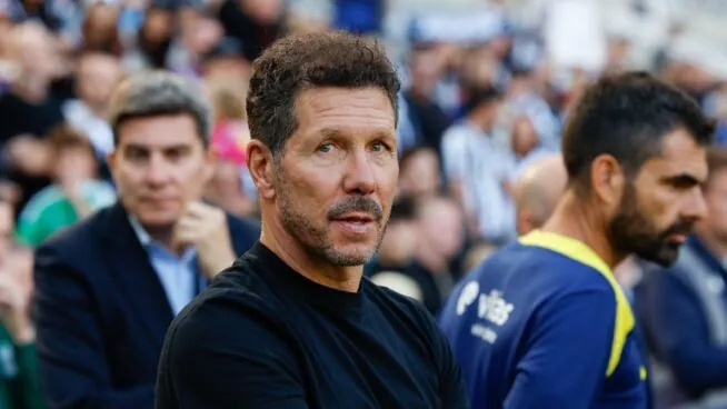 Simeone, igual de bronceado que siempre