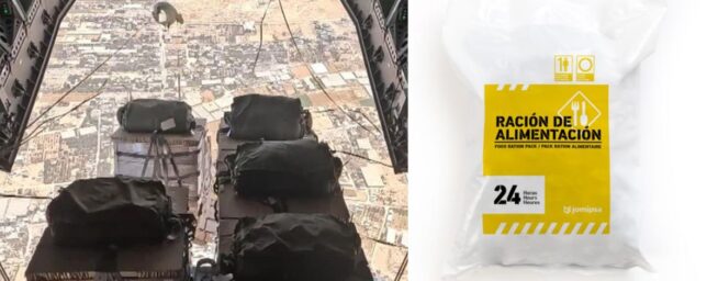 Exteriores desmiente que la comida donada para Gaza estuviera caducada y tuviera cerdo