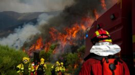 La Guardia Civil vigila con drones el fuego de Jarilla (Cáceres), que afecta a 16.800 hectáreas