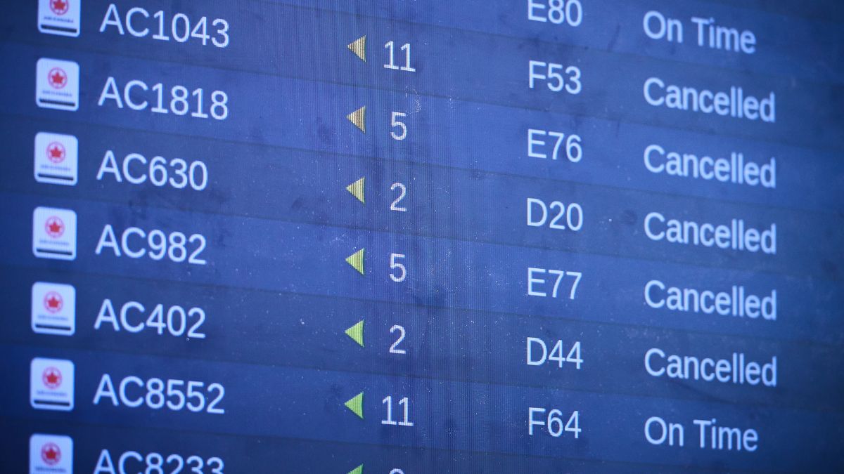 Canadá intercede para acabar con la huelga de 10.000 auxiliares de vuelo de Air Canada