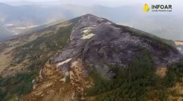 Extinguido el incendio forestal entre Aragüés del Puerto y Hecho (Huesca)