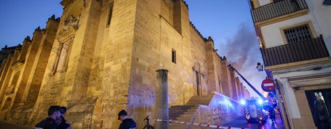 Extinguido el incendio en la Mezquita de Córdoba provocado por un cortocircuito