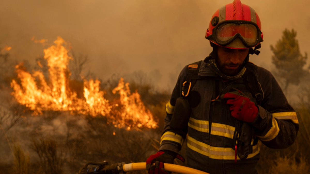 Detenido un hombre de 47 años por un incendio en Orense que quemó más de 500 hectáreas