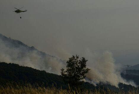Un fuego con 5 puntos casi simultáneos llevó a Maceda (Orense) al nivel 2 de madrugada