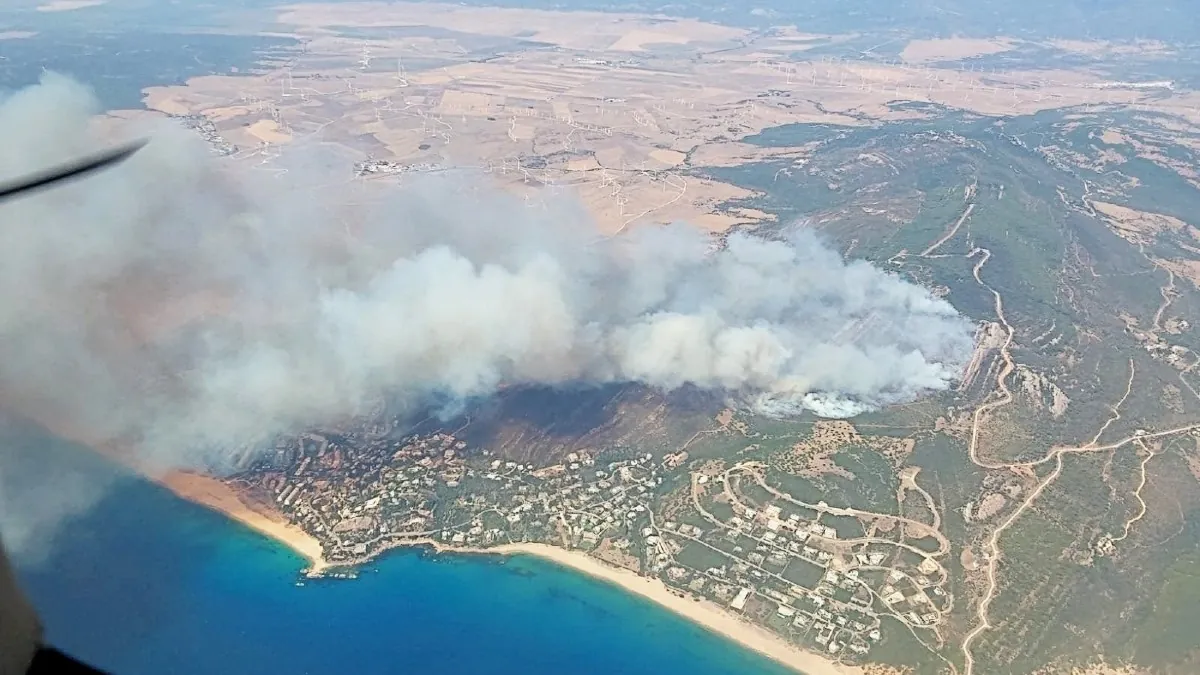 Declarado un nuevo incendio en Tarifa solo dos días después de extinguirse el anterior