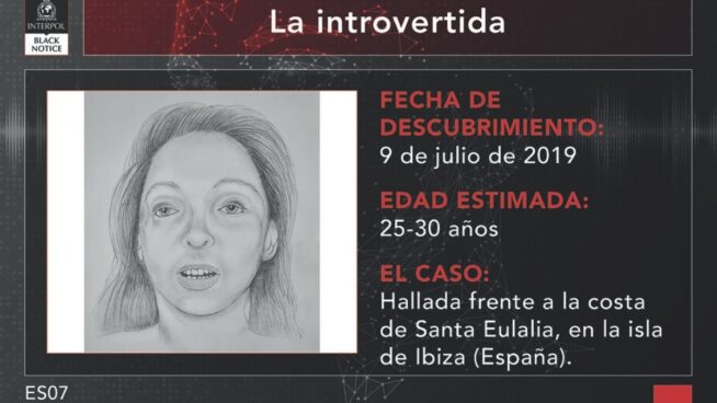 La Interpol pide ayuda para identificar a una mujer hallada muerta en 2019 en Ibiza