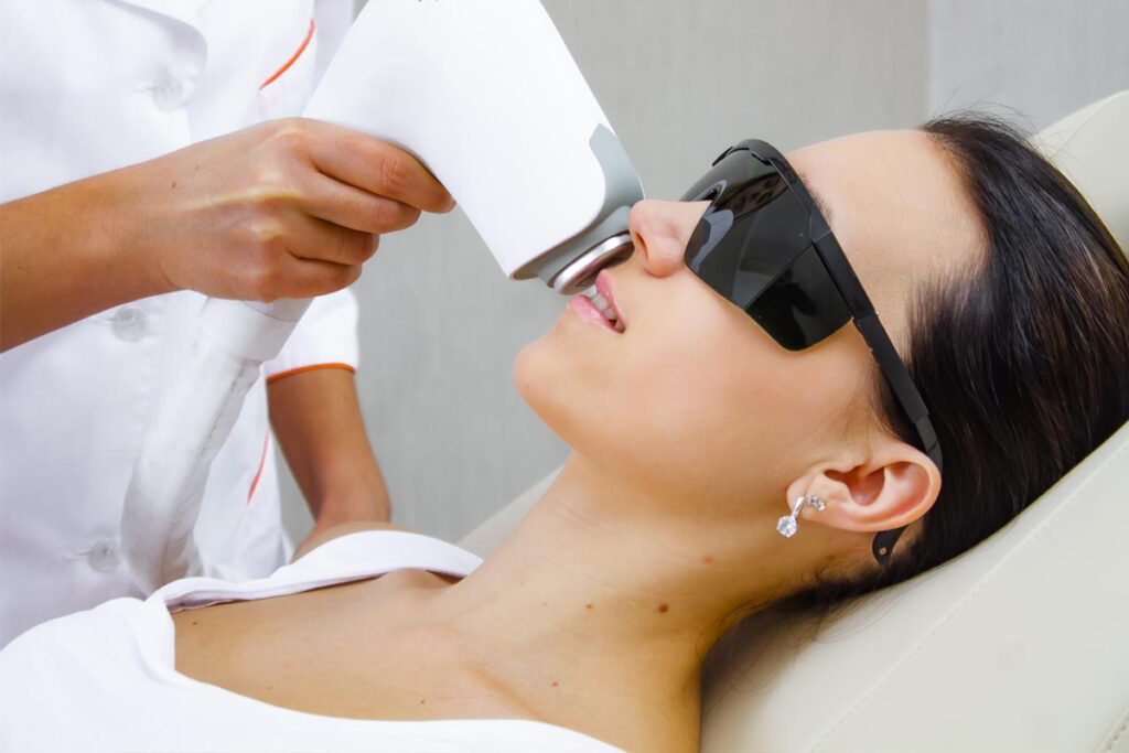 Tratamiento de rejuvenecimiento facial con láser. (Fuente: Dra. Pérez Berezo)