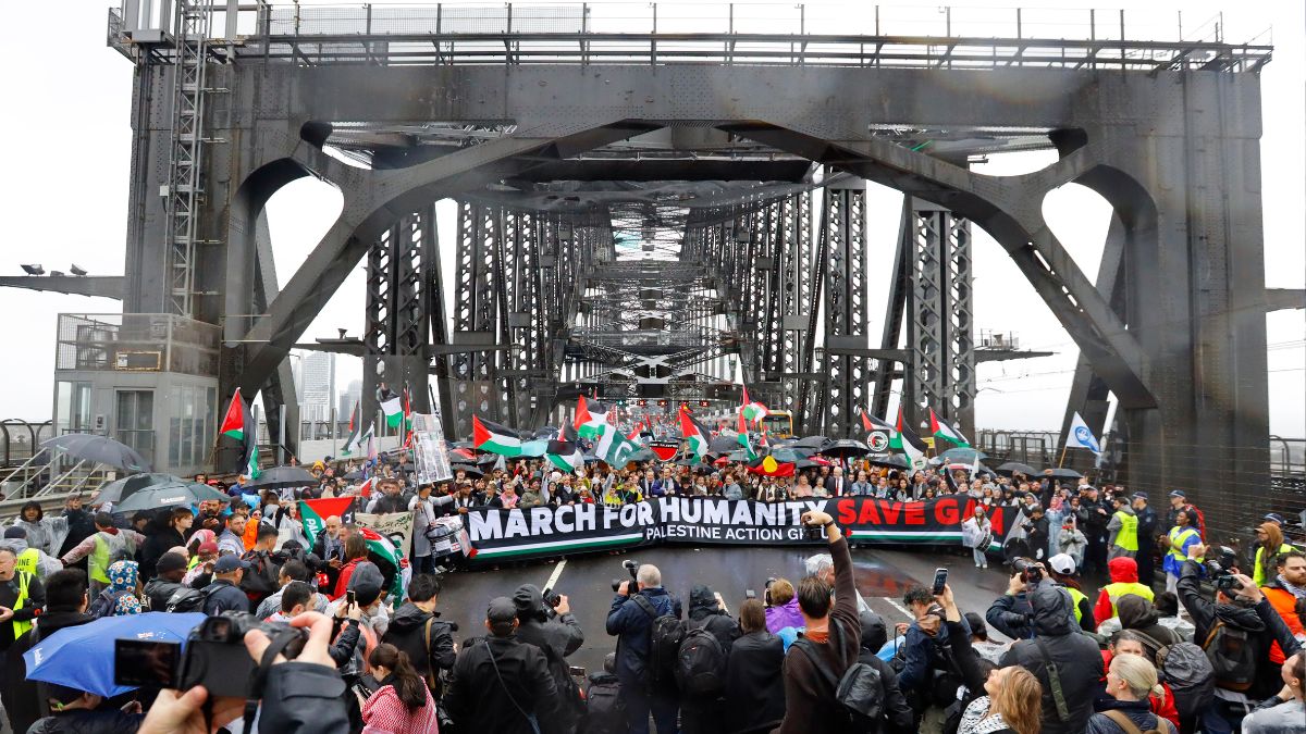 Decenas de miles de personas marchan por Sídney para exigir el fin de la guerra en Gaza