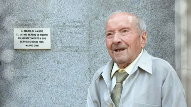 Muere Manuel Amago, último sereno de Madrid y «parte de la historia» de la ciudad