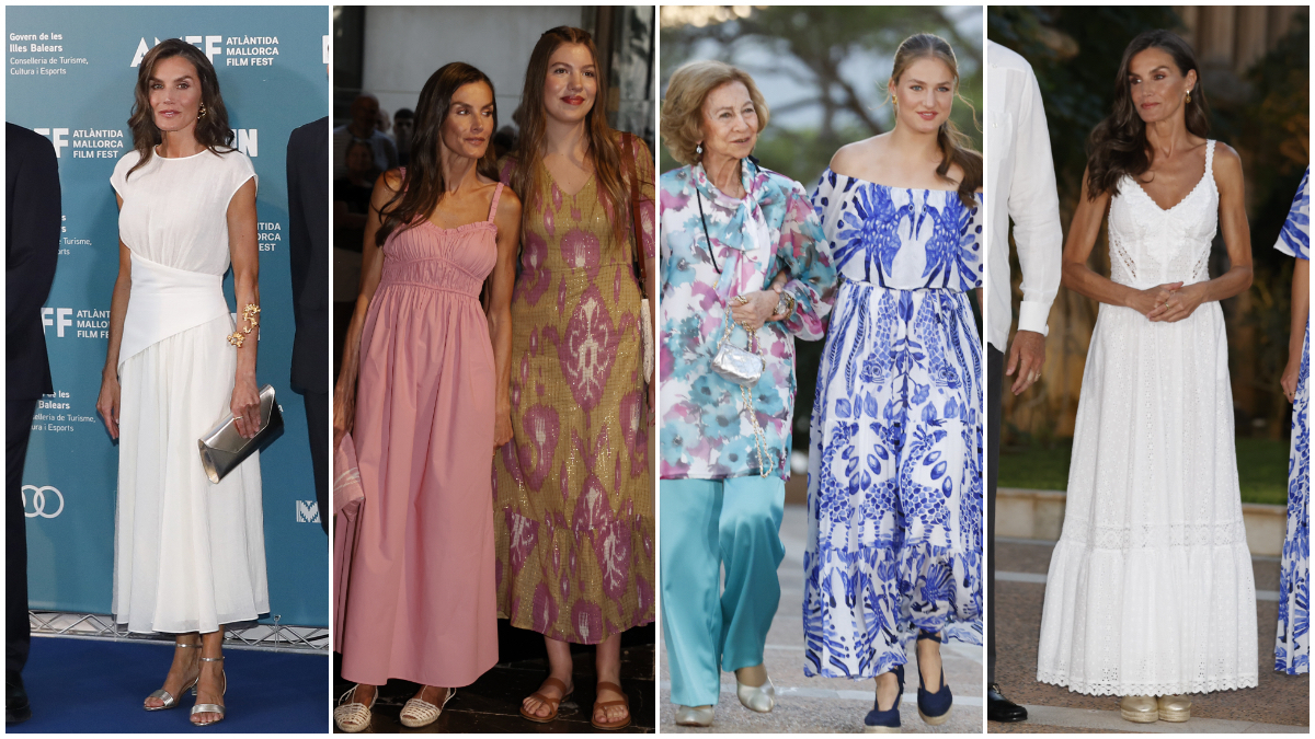 Los mejores looks de Letizia, Leonor y Sofía en Mallorca: de rebajas, heredados e informales