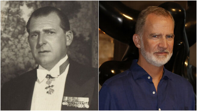 El gran parecido del rey Felipe con Juan de Borbón, su abuelo a quien no dejaron ser rey
