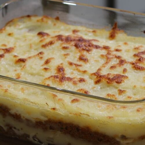Pastel de patata y carne