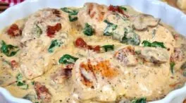 Pollo a la toscana: una receta saludable que se prepara en menos de 30 minutos