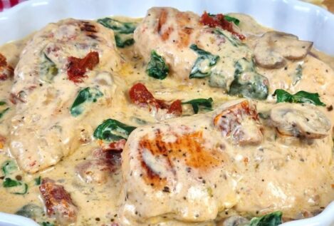 Pollo a la toscana: una receta saludable que se prepara en menos de 30 minutos