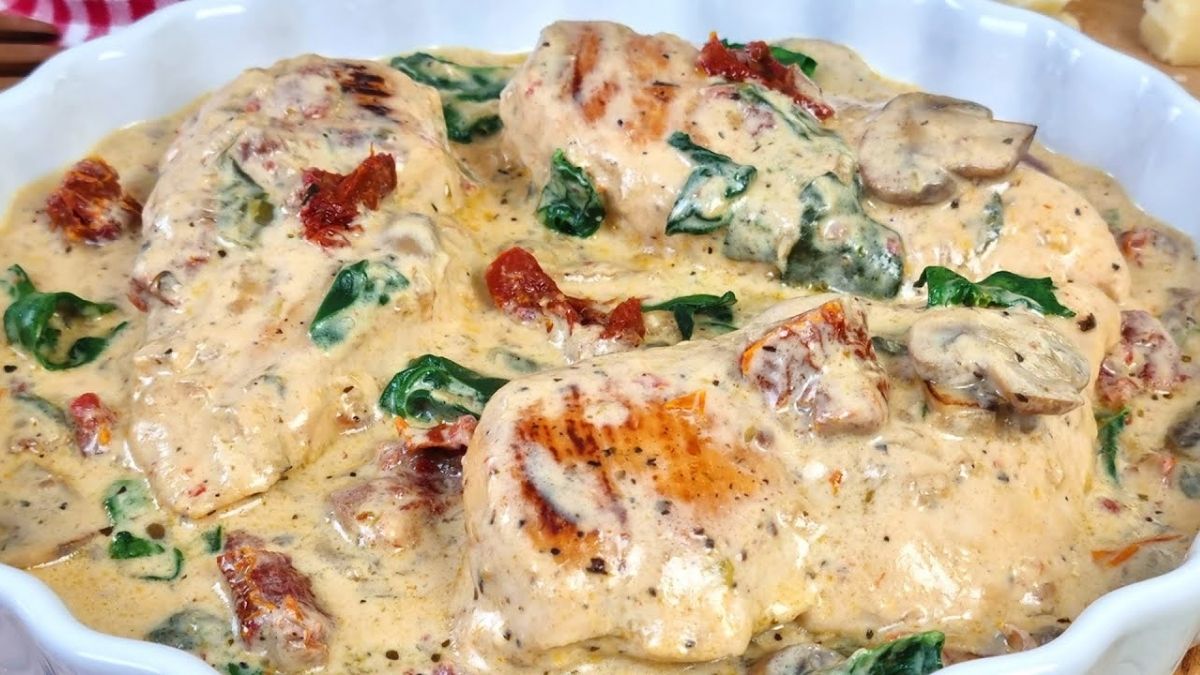 Pollo a la toscana: una receta saludable que se prepara en menos de 30 minutos